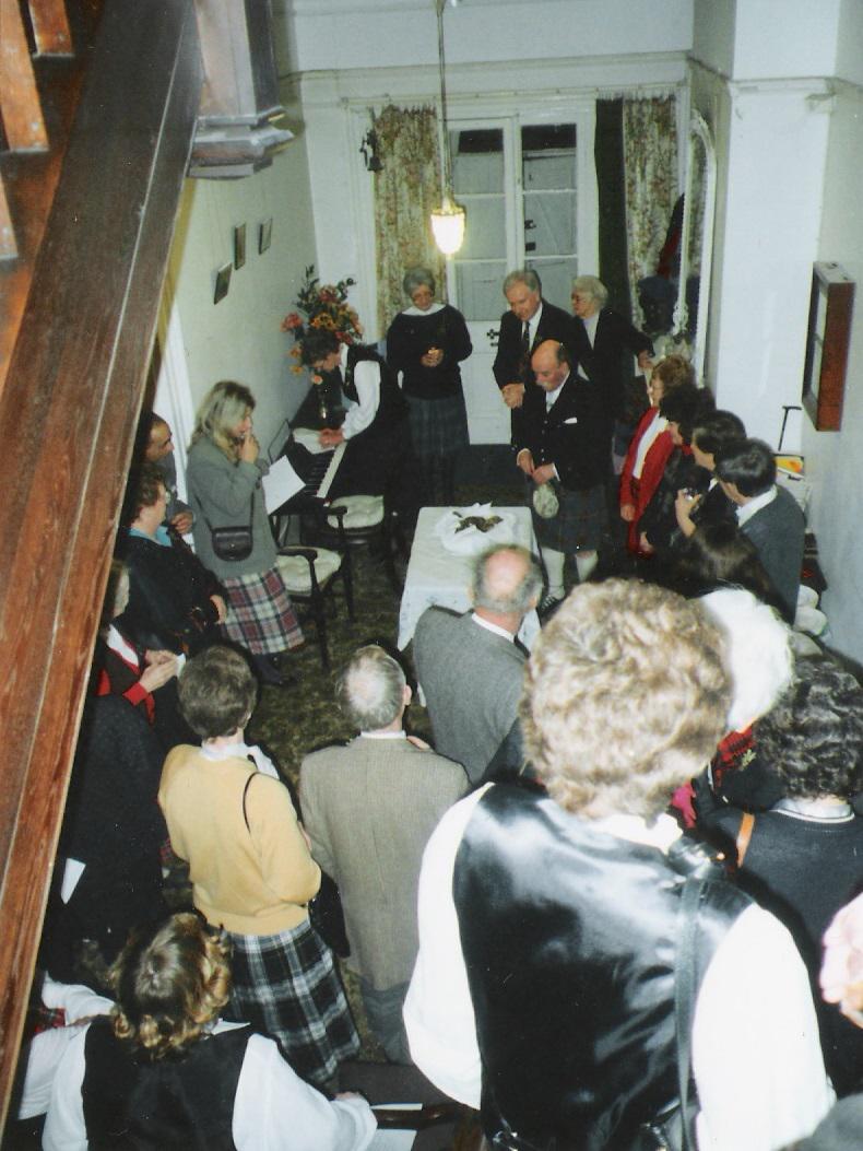 1995 - Burns Night at Court Lodge, Kemsley Street